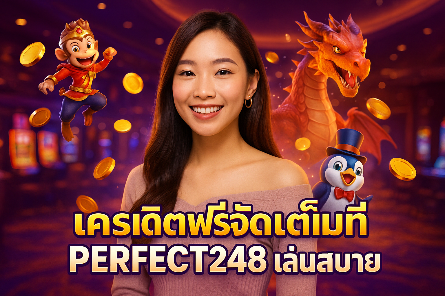 เครดิตฟรีจัดเต็มที่ PERFECT248 เล่นสบาย